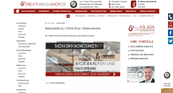 Desktop Screenshot of creativbad-shop.de